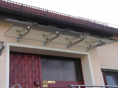 Vordach passend zum Gelnder