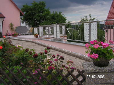 Terassengelnder in Edelstahl