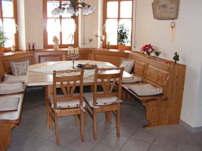 Erkereckbank in Fichte