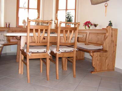 Erkereckbank in Fichte