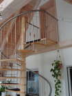 Wendeltreppe in Ahorn